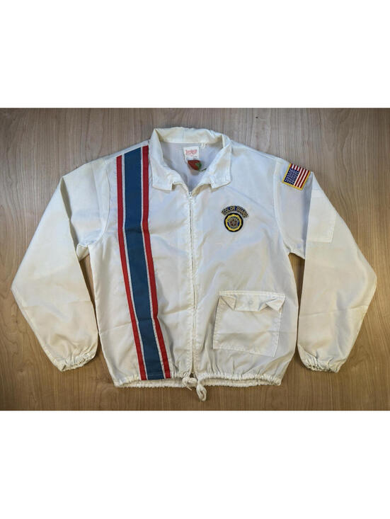 Other - vintage 60's TOPPMASTER racing stripe JACKET patches LETTERING color guard WOW!!